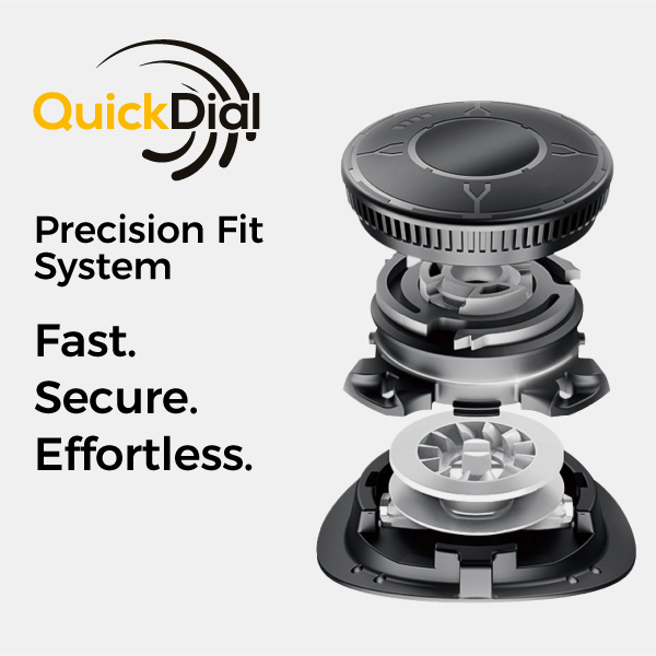 QuickDial™-Präzisionsverschlusssystem für anpassbaren Sicherheitsschuhkomfort